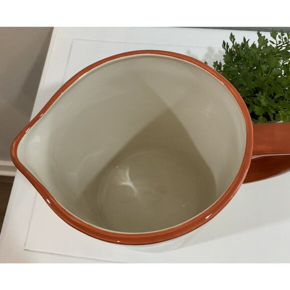 Vtg Certified International Geoffrey Allen “Oliva” Italian Tuscany Style Pitcher - Picture 6 of 7